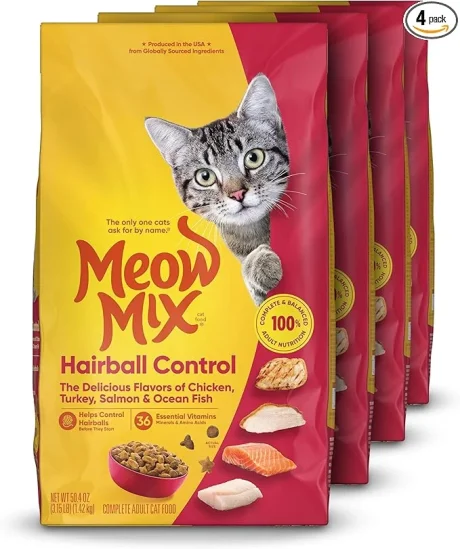 مياو ميکس هيربول كنترول (Meow Mix Hairball Control - 2.86kg)