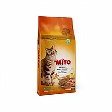 Mito - طعام جاف للقطط البالغة (15 كجم)
