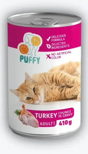 فافي (Puffy) طعام رطب للقطط البالغة