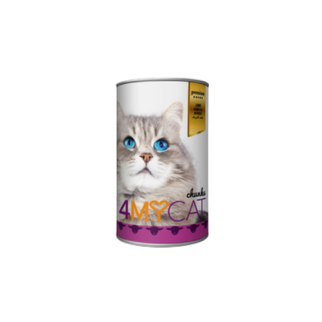 طعام رطب كامل للقطط البالغة من 4MyCat