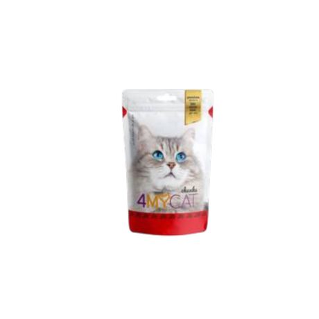 قطع لحم البقر في المرق 100 جرام - طعام رطب متكامل للقطط البالغة من 4My Cat)